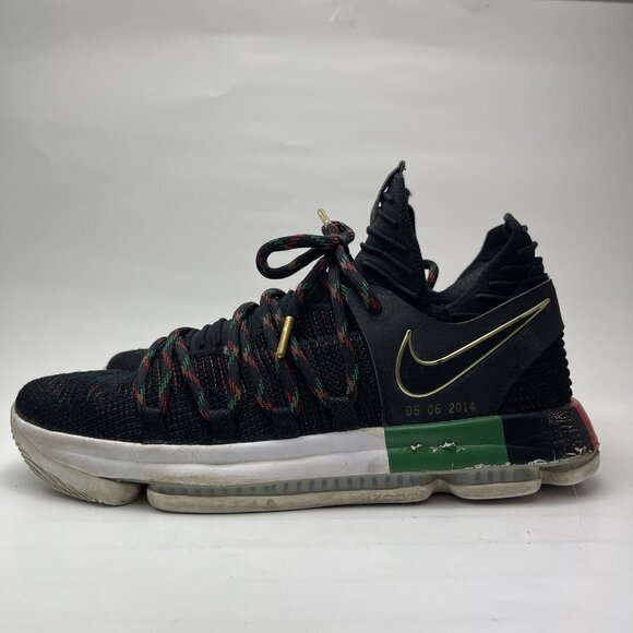 Nike KD 10 Black History Month Basketball Shoes Men's (Size: 10) 897817-003 - Picture 4 of 13